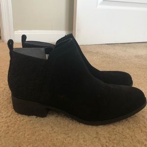 TOMS black booties